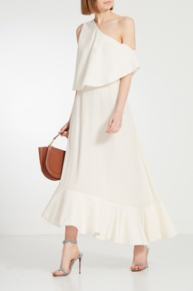 Белое шелковое платье Stella Mc Cartney