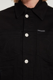 Черная джинсовая куртка Calvin Klein