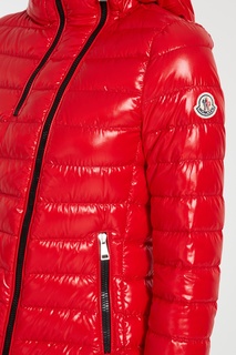Красная куртка-пуховик Budapest Moncler