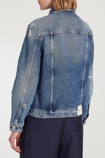 Джинсовая куртка с прорезями Calvin Klein