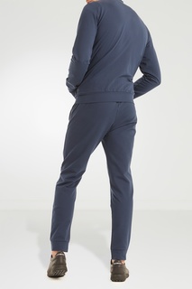 Синие спортивные брюки с принтом Dirk Bikkembergs