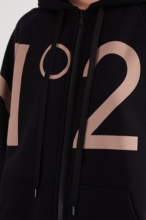 Толстовка оверсайз с контрастным логотипом No21