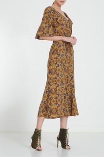 Платье миди с подсолнухами A LA Russe