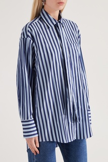 Рубашка в полоску с завязками Msgm