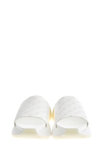 Белые пантолеты с монограммами Eclypse Stella Mc Cartney