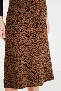 Юбка миди с леопардовым принтом Essentiel Antwerp