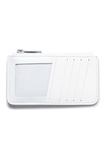 Белый кошелек из фактурной кожи Maison Margiela
