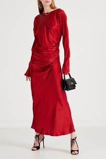 Красное платье с драпировками Daniil Antsiferov