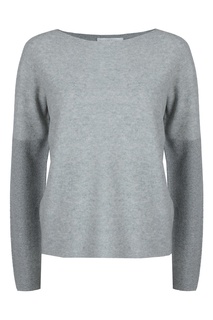 Светло-серый пуловер из шерстяного трикотажа Fabiana Filippi