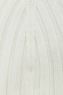 Белая шапка с контрастным отворотом Viadeste