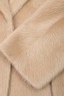 Мягкое пальто бежевого цвета Marina Rinaldi
