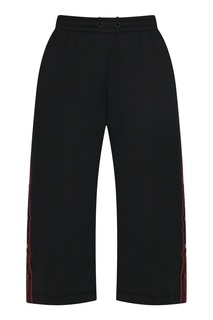 Черные брюки с контрастной отделкой Marina Rinaldi