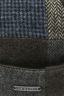 Шерстяная шапка в клетку Stetson