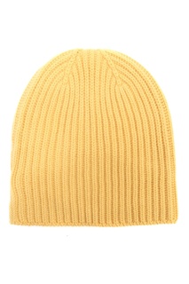 Желтая кашемировая шапка Della Ciana