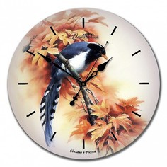 Настенные часы (33x33x4 см) Птичка 01-011 Династия