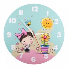 Настенные часы (30x30 см) Детские KD-040-116 Дубравия