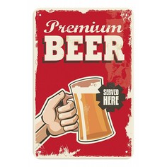 Панно (20x30 см) Premium beer TM-113-103 Ekoramka
