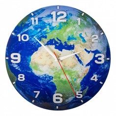 Настенные часы (30x30 см) Глобус KD-038-037 Дубравия