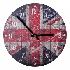Настенные часы (30x30 см) Британский флаг KD-040-101 Дубравия