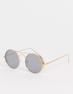 Круглые солнцезащитные очки Jeepers Peepers-Золотой