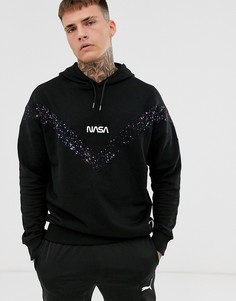 Худи черного цвета Puma x NASA-Синий