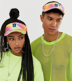 Козырек унисекс с принтом ASOS DESIGN x glaad&-Розовый