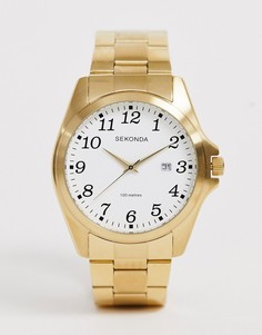 Часы с хронографом Sekonda-Золотой
