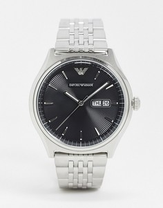 Серебристые наручные часы Emporio Armani AR1977 Zeta-Серебряный