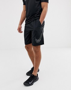 Черные шорты с камуфляжным логотипом-галочкой Nike Training Flex-Черный