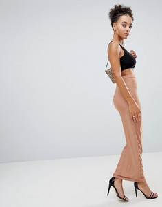 Платье макси Missguided-Коричневый