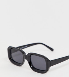 Черные солнцезащитные очки в квадратной оправе Monki-Черный