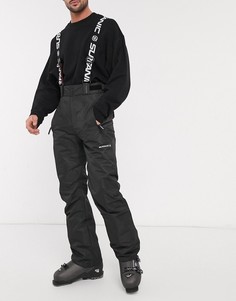 Черные горнолыжные брюки Surfanic-Черный
