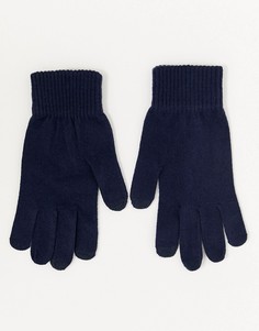 Темно-синие перчатки для сенсорных гаджетов ASOS DESIGN-Темно-синий