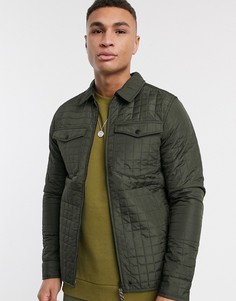 Стеганая куртка хаки Produkt-Серый