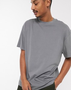 Серая футболка Weekday-Серый