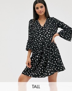 Свободное платье с рукавами клеш Vero Moda Tall-Мульти