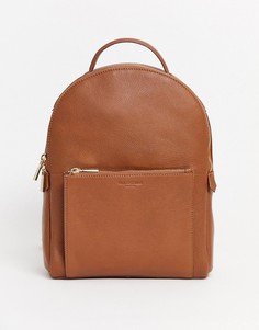 Рюкзак из натуральной кожи Paul Costelloe-Светло-коричневый