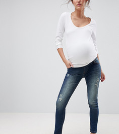 Джинсы скинни для беременных Gebe Maternity-Синий
