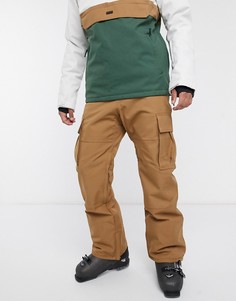 Коричневые лыжные брюки Billabong-Коричневый