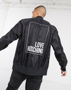 Олимпийка с логотипом Love Moschino-Черный