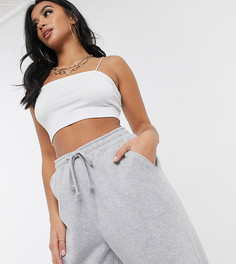 Серые меланжевые oversize-джоггеры Missguided Petite-Серый