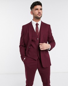 Узкий фланелевый пиджак French Connection wedding-Красный