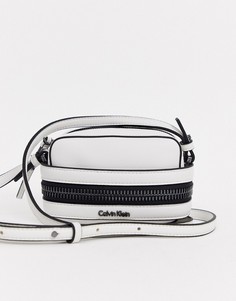 Белый миниатюрный клатч Calvin Klein