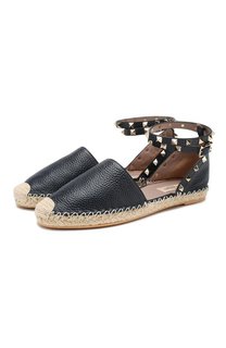 Кожаные эспадрильи Valentino Garavani Rockstud Double Valentino