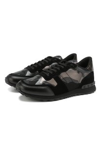 Комбинированные кроссовки Valentino Garavani Rockrunner Valentino