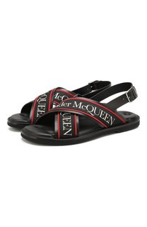Комбинированные сандалии Alexander McQueen