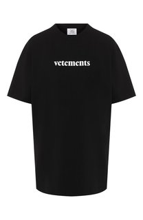 Хлопковая футболка Vetements