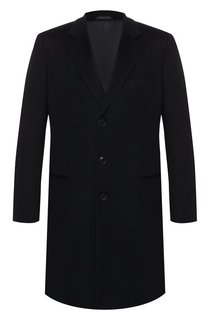 Пальто из смеси шерсти и кашемира Giorgio Armani