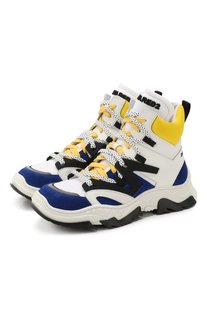 Высокие кеды из кожи Dsquared2