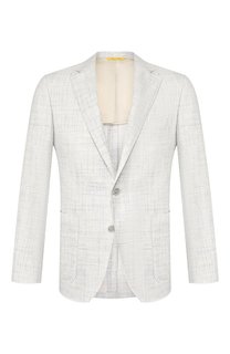 Пиджак из смеси шерсти и шелка Canali